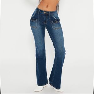 Cargo flare jeans (5)